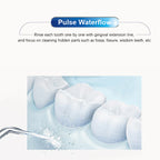 800ML Capacity Electric Water Flosser Oral Irrigator for Teeth Cleaning Water Dental Flosser Teeth with Interchangeable Nozzles