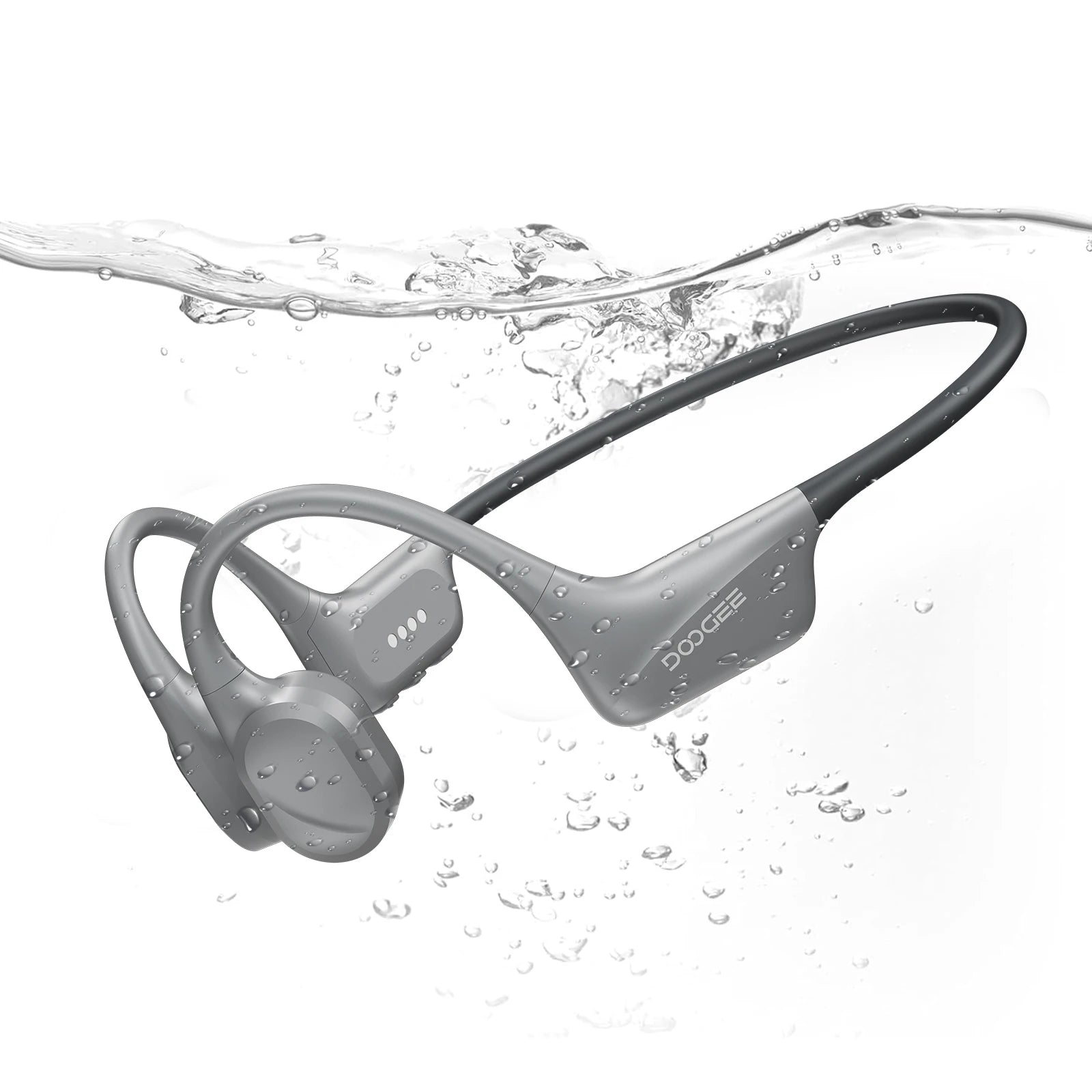 DOOGEE BoneBeat Swim Bone Conduction Headphones IP68 Waterproof Swimming Open Earphones Bluetooth 5.4 Wireless Headphone 7H Life