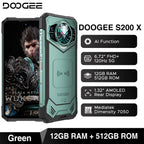 Globe Version DOOGEE S200 X 5G Rugged Phone 6.72" Dimensity 7050 1.32" AMOLED Rear Display 12GB 512GB 10100mAh Battery Phone
