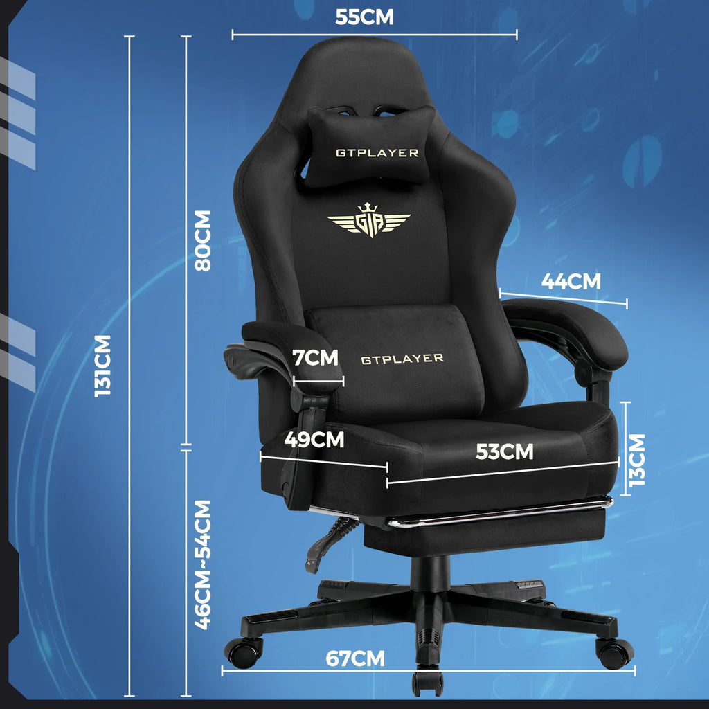 GTPLAYER Gaming chair Breathable Office Chair Office Chair Ergonomic High Quality fabric Ergonomic PC chair