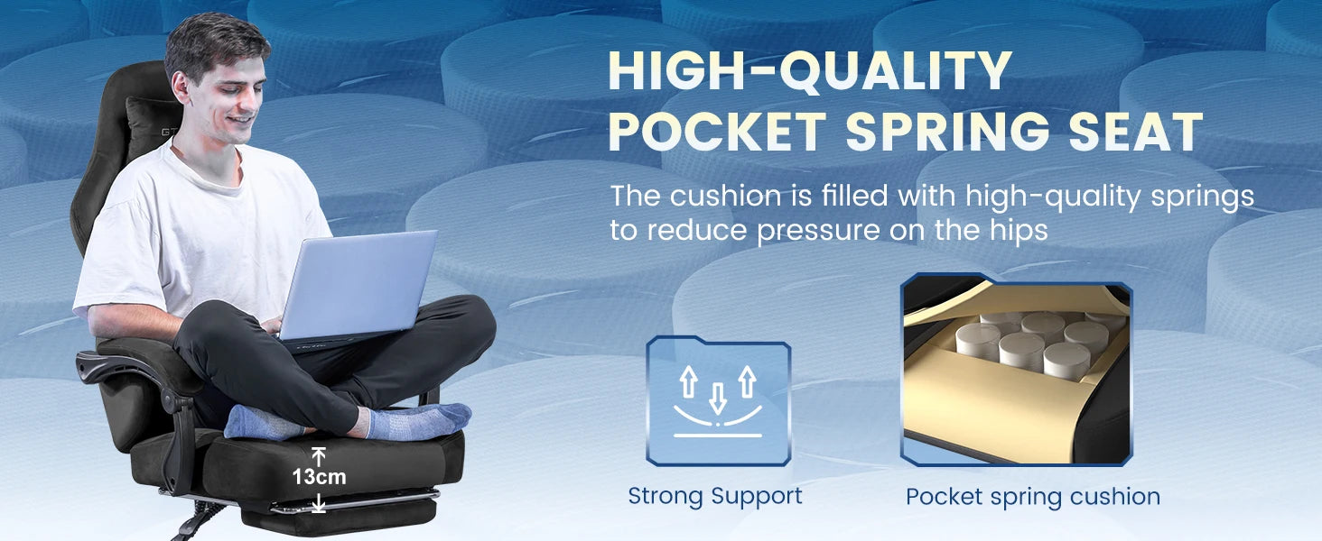 GTPLAYER Gaming chair Breathable Office Chair Office Chair Ergonomic High Quality fabric Ergonomic PC chair