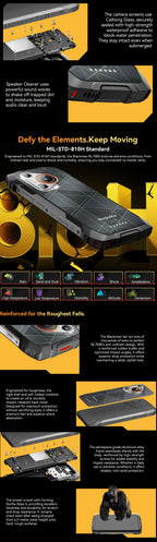 Blackview BL7000 AI 5G Rugged Phone Android 15, MTK 6300, 6.78" FHD+ 120Hz, 7500mAh/33W, Rugged Smartphone Dual SIM NFC/IP69K