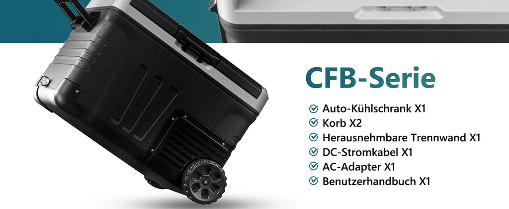 35L compressor cooling box, Car Refrigerator with App, Portable freezer wardrobe for 12V/24V & 220-240V, Cooling Range-20 °C to 20 °C, K