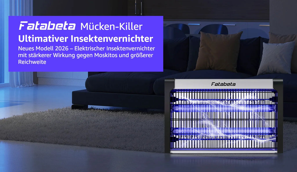 UV Mosquito Killer Lamp, Electric Insect Trap ,Quiet & Energy Saving, Wall Mount or Stand, Covers 10-150m² for Indoor O