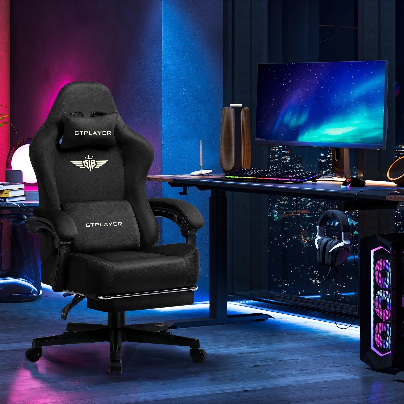 GTPLAYER Gaming chair Breathable Office Chair Office Chair Ergonomic High Quality fabric Ergonomic PC chair