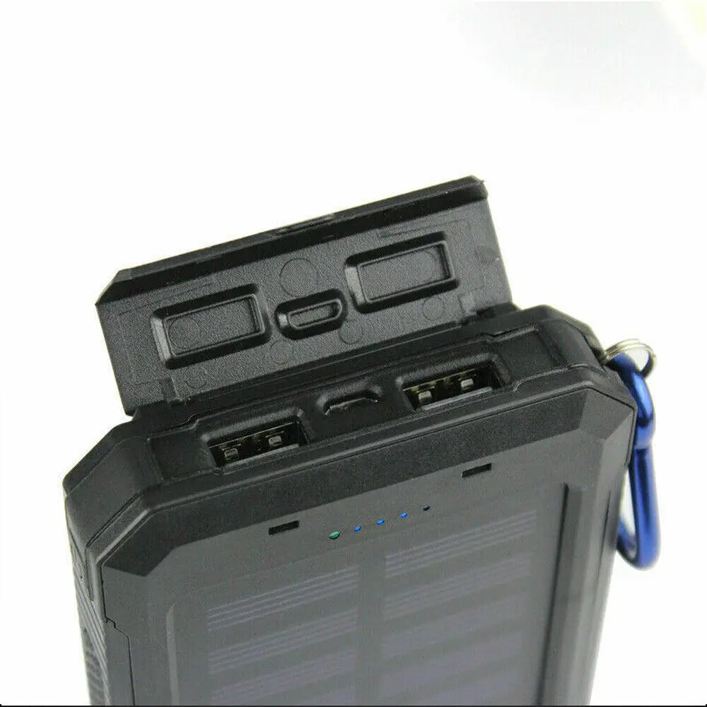 10000000mAh Solar Power Bank last 2USB LED Battery Charger For Cell Phone Secondary image