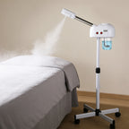 700ml 800W  2-in-1 Ozone Facial Steamer Facial hydrating Device Dense Mist Quick Misting High Capacity Rotatable Nozzle for Salon Beauty Spa