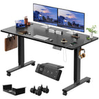 Devoko Electric desk Height Adjustable 140x80 with Roller Type-C Memory Control Anti-Collision
