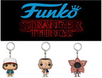 Hot Funko Pop WILL BYERS MIKE WHEELER ELEVEN Demogorgon DUSTIN Barb Keychain Figure Collectible Model Dolls Christmas Gift Toys