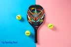 Kawasaki Padel Tennis Carbon Fiber Soft EVA Face Tennis Paddle Racquet Racket with Padle Bag Cover Power Beach Tennis Paddle