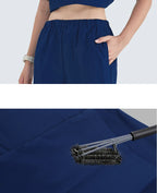 V-neck Medical Uniform Sets for Women Triangle Ring Heather Slim Nursing Outfits Dental Hospital Working Suits 202