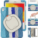 For IPad 7th 8th 9th 10.2 10th Gen Air 2 3 4 5 10.9 Mini 6 9.7 Pro 11 12.9 2022 Case Rotation Handle Stand Kids Shockproof Cover