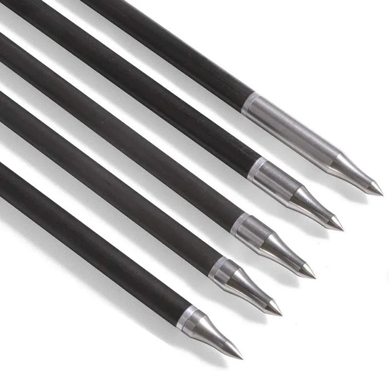12pcs Archery Target Arrowhead 75/100/125/150/200/250/300grain Stainless Steel Aiming Arrow Tips with O Ring Hunting Accessories