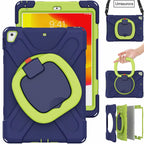 For IPad 7th 8th 9th 10.2 10th Gen Air 2 3 4 5 10.9 Mini 6 9.7 Pro 11 12.9 2022 Case Rotation Handle Stand Kids Shockproof Cover