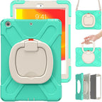 For IPad 7th 8th 9th 10.2 10th Gen Air 2 3 4 5 10.9 Mini 6 9.7 Pro 11 12.9 2022 Case Rotation Handle Stand Kids Shockproof Cover