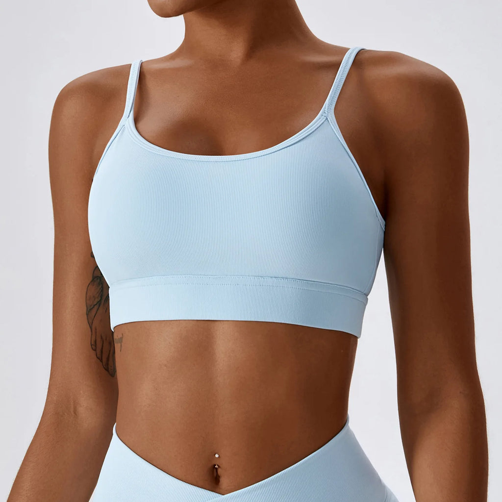 Strapping-type Fast-drying Back Yoga Bra, Running Sports Underwear, Tight Yoga Tops
