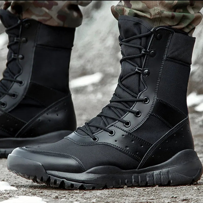 Summer  Training Boot Men Women Climbing Training Lightweight Boots Outdoor Hiking Breathable Mesh Fan Shoes Main image