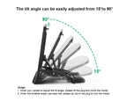 Parblo PR100 Adjustable Stand Folding Portable for 10-22 Inches Display Drawing Tablet Graphic Tablet Laptop Ipad