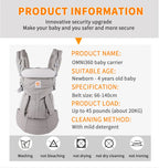 Egobaby Omni Baby Carrier Cotton Breathable Ergonomic Backpacks Holder Shoulder Waist Belt Sling Suspenders 360