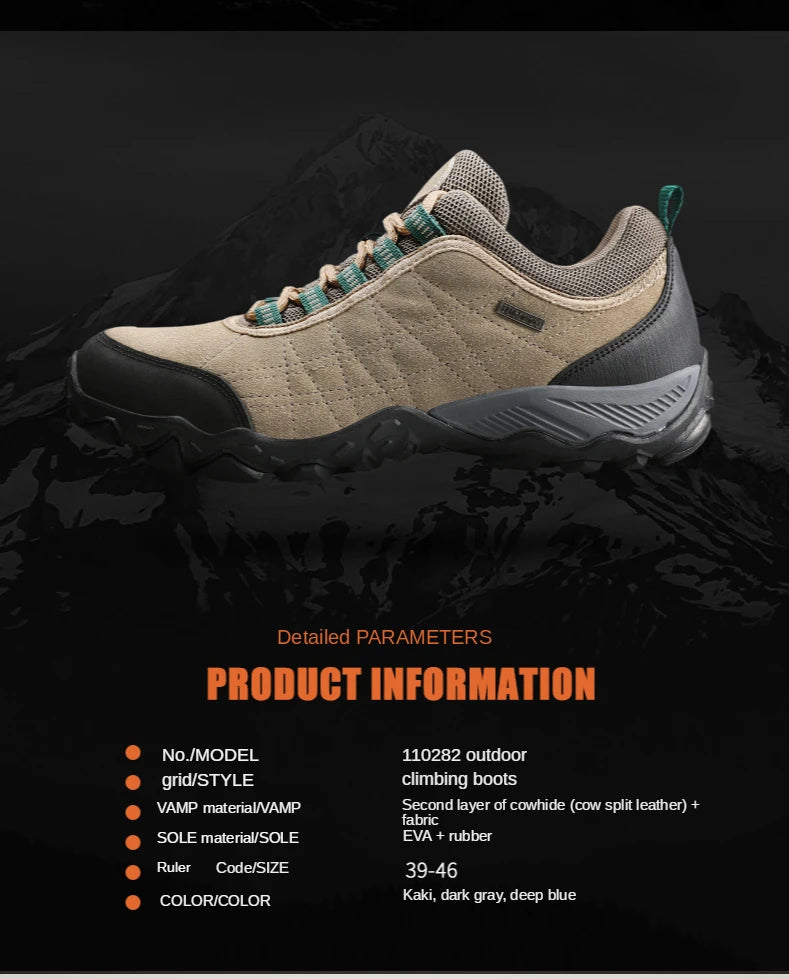 HUMTTO Men Hiking Shoes Breathable Outdoor Sports Climbing Shoes hunting shoes women Trekking Sneakers ankle boots tennis shoes