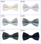 HUISHI 34 Colors Solid Fashion Bowties Groom Kids Formal Colourful Children Cravat Green Marriage Butterfly Wedding Bow ties