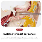 Medical Ear Wax Pick Tongs With lights Earwax Remover Micro Alligator Crocodile Forceps Earpick Ear Nose Cleaning