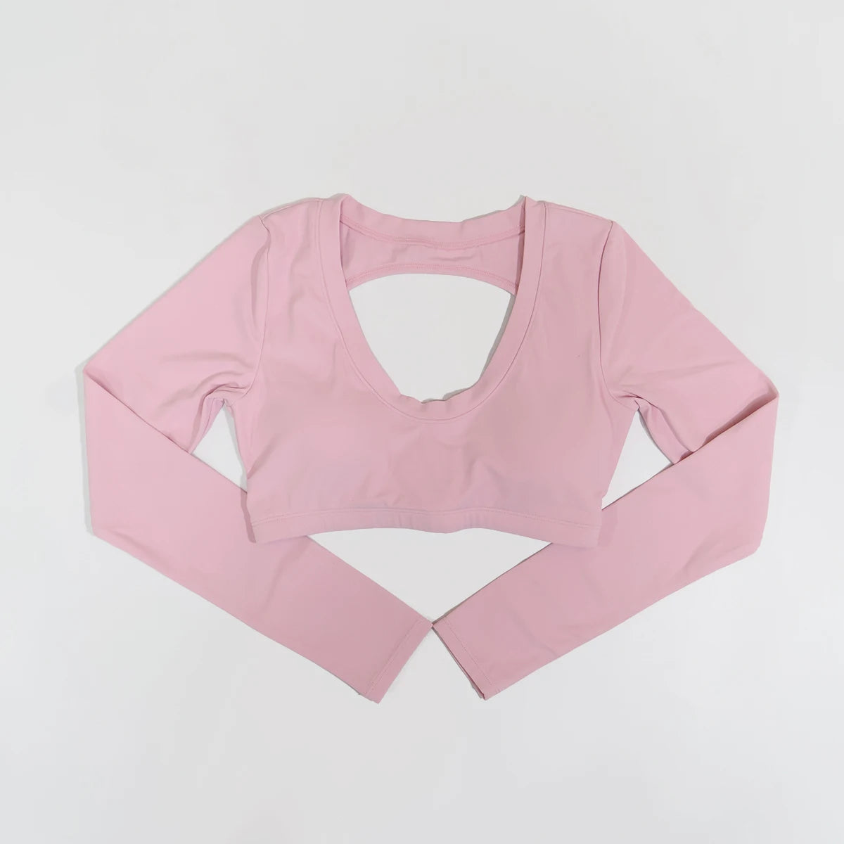 New Summer Women's Backless Long Sleeved Yoga Top Breathable Soft Sportswear for Gym Training Comfortable Fitness Clothing Woman
