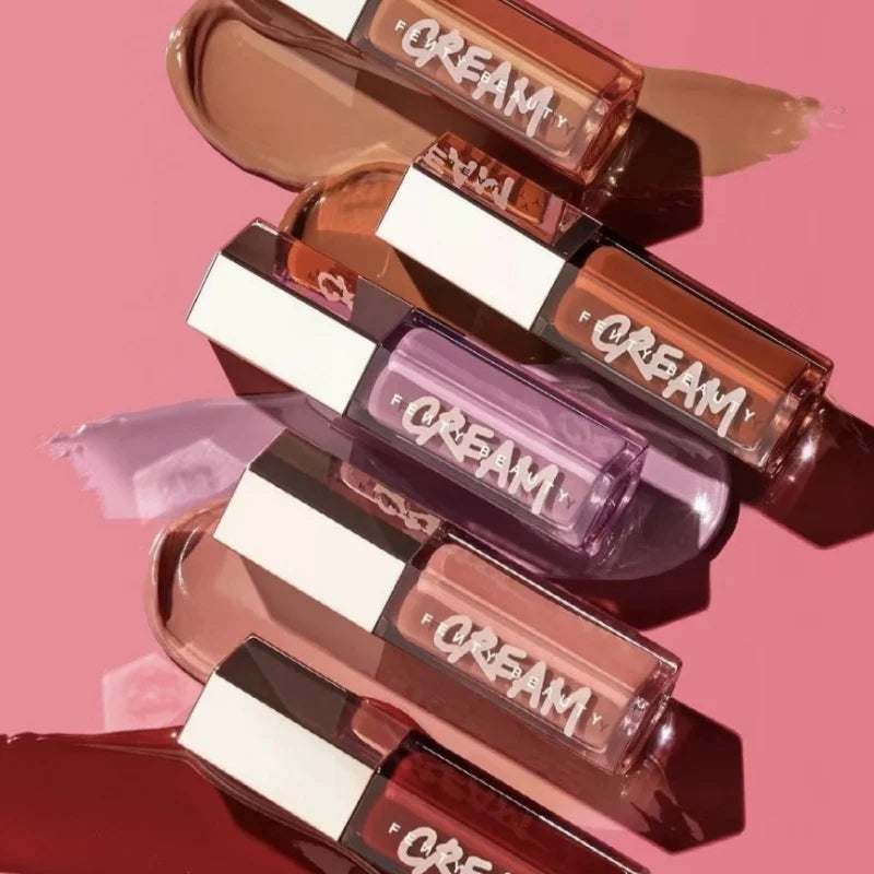 Fenty Beauty Gloss Lip Glaze Multi-color Moisten Shine Glitter Lip Plumper Makeup Beginner Liquid Lipstick Makeup Cosmetics