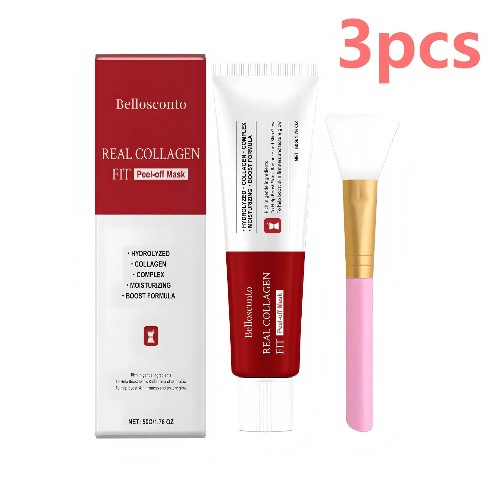 Collagen Peel off Mask Overnight Moisturizing Facial Cleansing Glow Skin Barrier Repair Collagen Mask Wrapping Night Care 50g