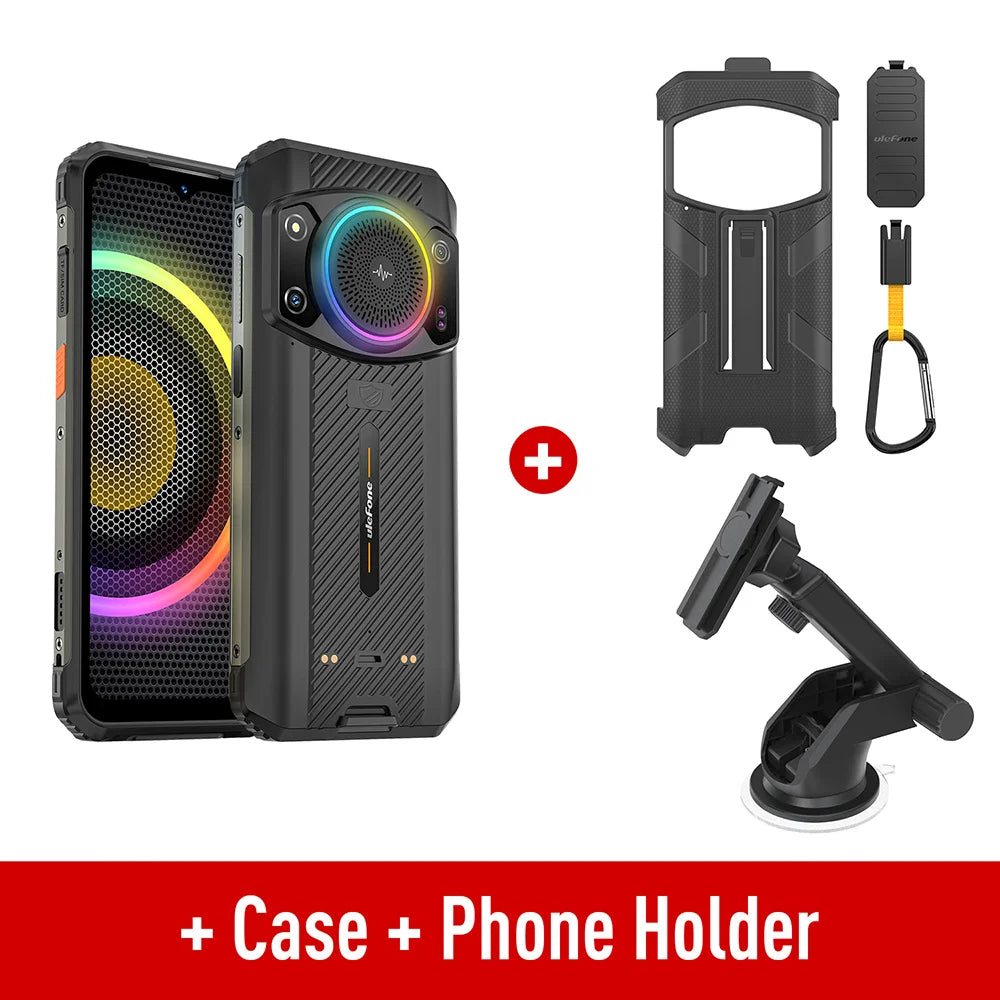 Ulefone Armor 21 Smartphone, G99 Android 15, 16GB RAM, 256GB ROM, Rugged Phone, 64MP, 9600mAh, Mobile phone, Global