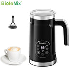 BioloMix 5-in-1 Smart Milk Frother w/LED Touch Display, Style Foam for Coffee & Lattes,Hot And Cold Foam Maker