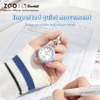 ZGO Sanrio Cinnamoroll Lady Pocket Watch, Simple Design Sense Pendant Watch, Waterproof, Quartz Watch, Gift 733