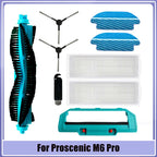 Accessories For Proscenic M6 Pro Robot Vacuum Cleaner Part Main Side Brush Hepa Filter Mop Cloth Pad Replacement Spare Parts