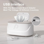 USB Powered Baby Wet Wipes Warmer Night Light Car Hanging Constant Temperature Wet Wipes Dispenser Box Wipes Warming
