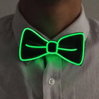LED Glowing Bow Ties for Men Light Up Ties Personalized Night Club Concert Masquerade Accessory for Carnival Decor