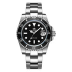 ADDIESDIVE Men's Classic Watch with Ceramic Bezel 200m Water Resistant Casual Quartz Watch BGW9 Blue Luminous Gift Watch MY-H3-2