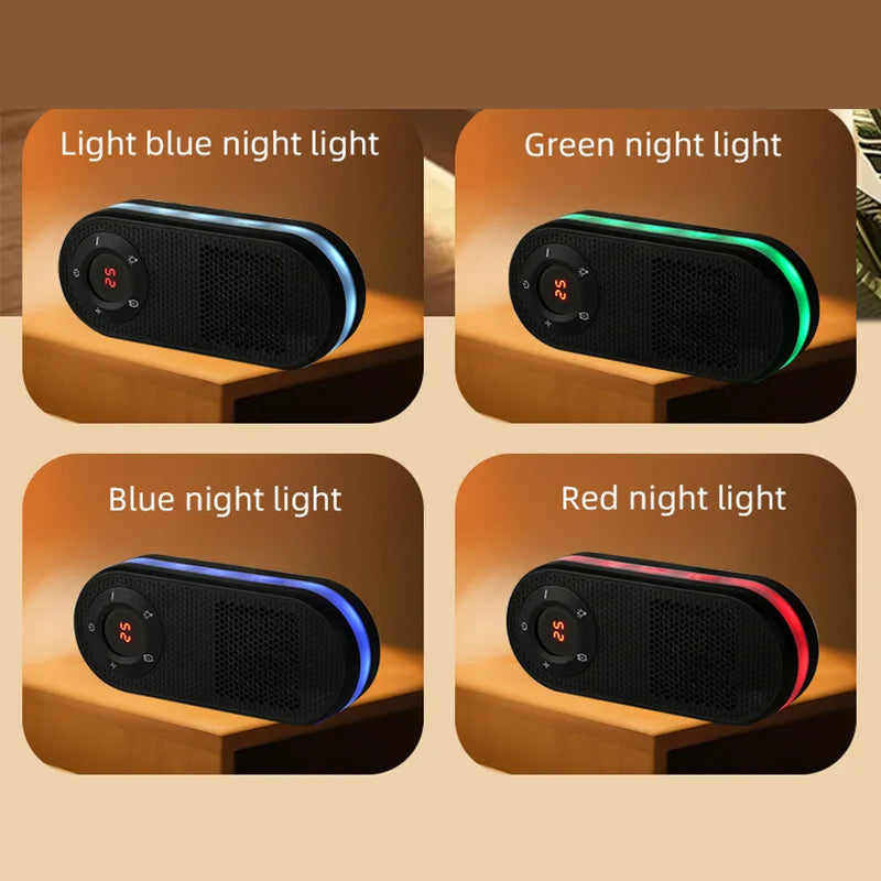 Small Wall Mounted Fast Heating Space Heater with Night Light & Overheat Protection for Home Office Bedroom Study 2026