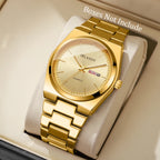 Luxury Men Business Watches Calendar Quartz Wristwatches For Mens Clock Reloj Hombre（Without Box）