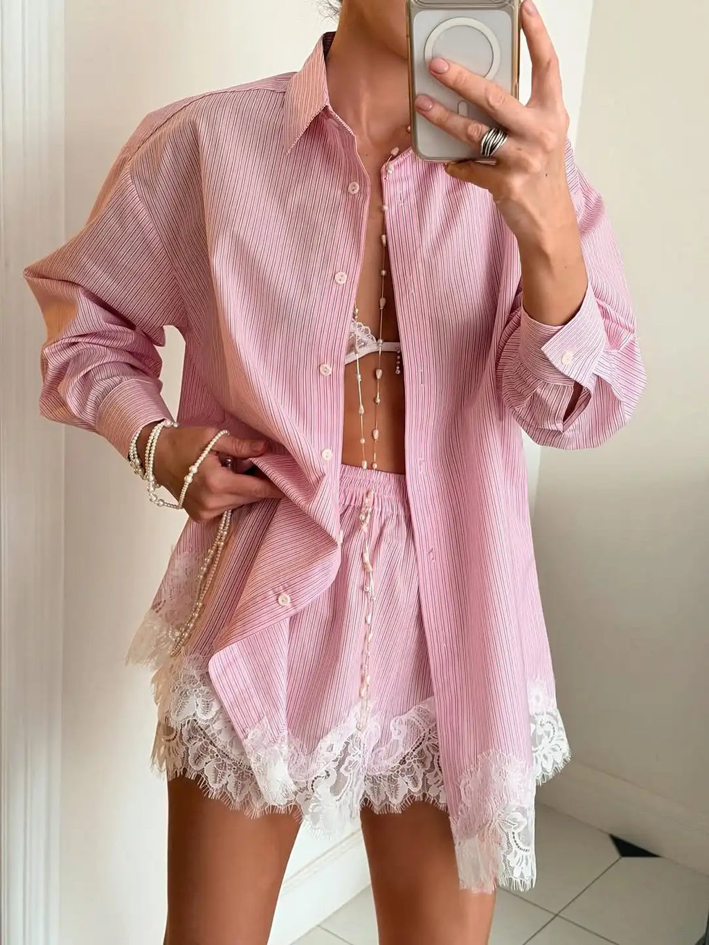 Women Solid Lapel Full Sleeves Pant Suits Chic Single Breasted Wide-leg Long Pants Sets 2026 Lady  Casual Daily Loose Fit Outfit