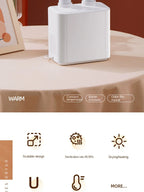 220V Shoe Dryer Electric Timing Dryer Retractable Fast Drying UV Sterilization Household Travel Foldable Shoes Boot Socks Gloves