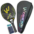 Camewin 3K Beach Tennis Racket Full Carbon Fiber Rough Surface Outdoor Sports Racket For Men Women Adult Tennis Racket The New