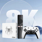 Dual-system TV Game Box G7,G8 8K 3D, supports two players, 60000 classic retro arcade games, includes 2.4G wireless controllers.