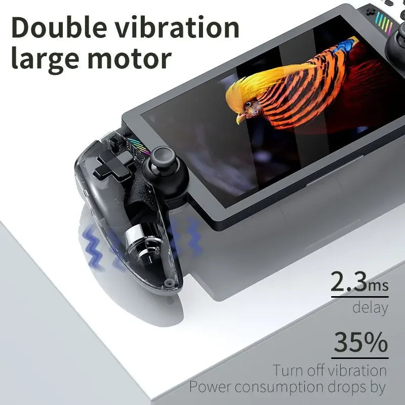 M28 Retro Handheld Video Game Console, 7.1-inch screen, 30+ emulators for PS2/PS1/PSP, 3D dual analog sticks [God of War Classic