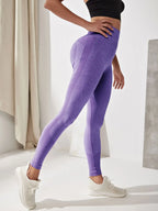 Women Seamless Yoga Leggings High Waist Push Up Tights For Gym Workout Running Fitness Daily Wear