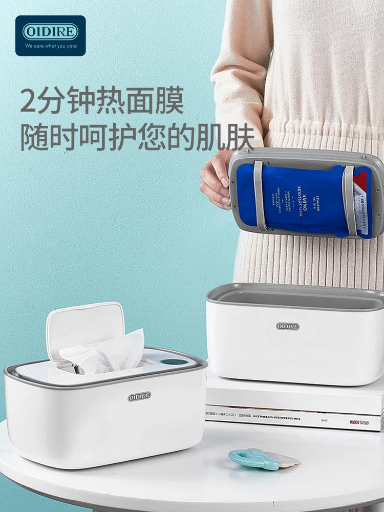 Wet wipes heater insulated baby warm wipes machine portable constant temperature wet tissue box warmer