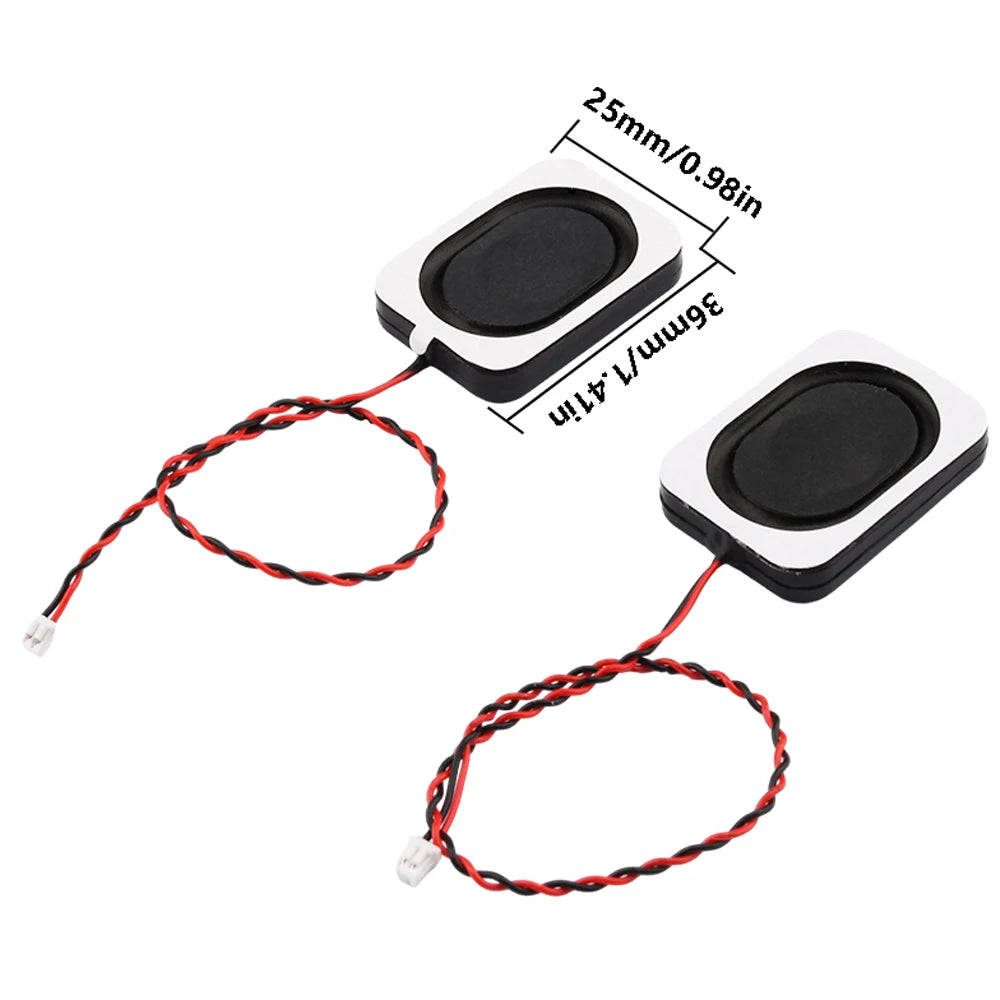 1-10PCS 4 ohm 3W / 8 ohm 2W Speaker Square Small Cavity Notebook Computer 3525/2535 Ultra-Thin Box Speaker