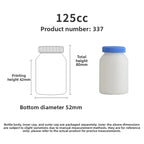 New HDPE 200ml 90 Capsules DHA Vitamin Tablets Deep Sea Fish Oil Capsules Food Grade Health Supplement Bottle