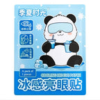 20/40 Pcs Box Hot Selling Disposable Ice Eye Patches Hydrogel Eye Protection Relieve Fatigue Herbal Cold Compress Eye Masks