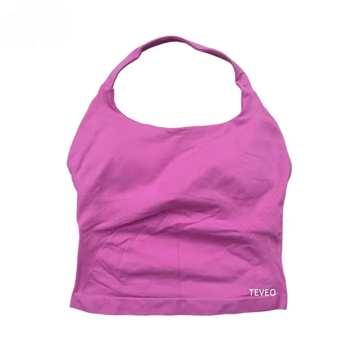 2025 TEVEO Nouveau Soutien-Gorge Elastique Haute Résistance Entièrement Licou Cou Nu Dos Nu Yoga Yoga Yoga