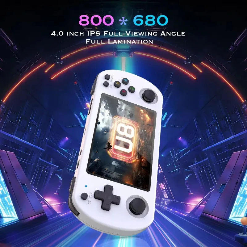 U8 Retro Handheld Game Console Linux System 4.0 Inch IPS Screen R35s Pro Portable Pocket Video Game Player Secondary image